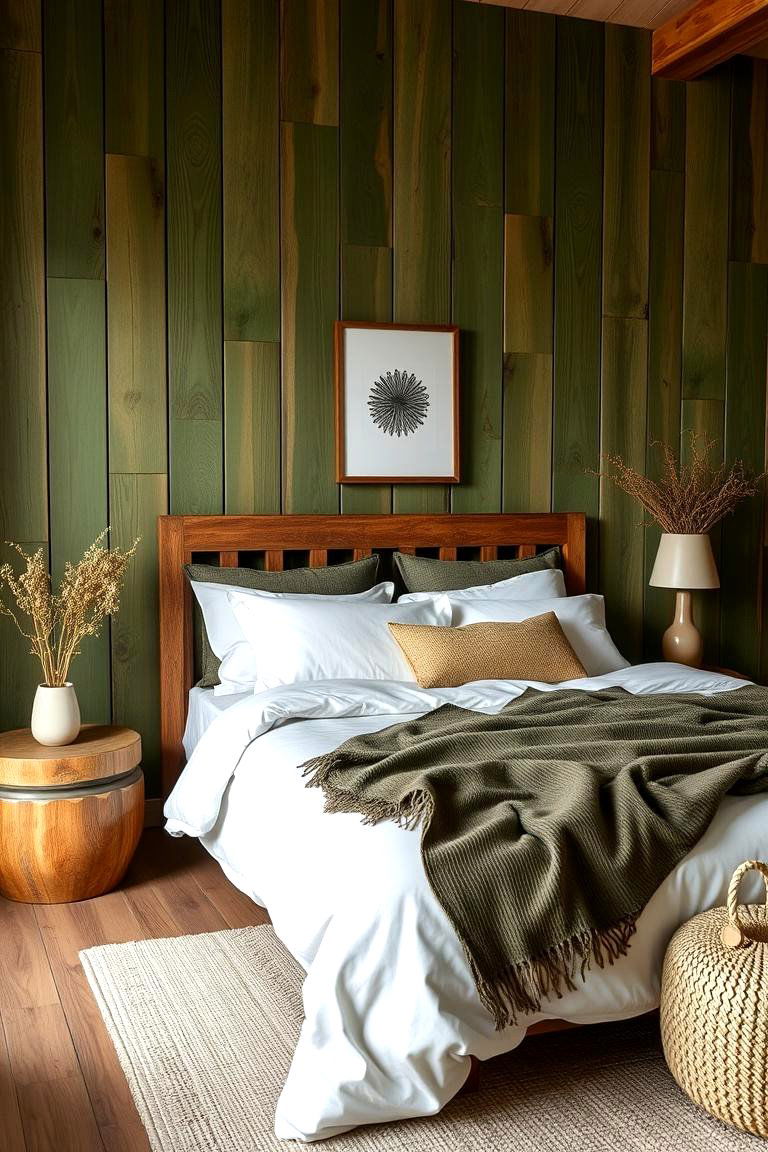 Sustainable Green Panelling Options Eco Conscious Choice - 24 Green Panelling Bedroom Ideas