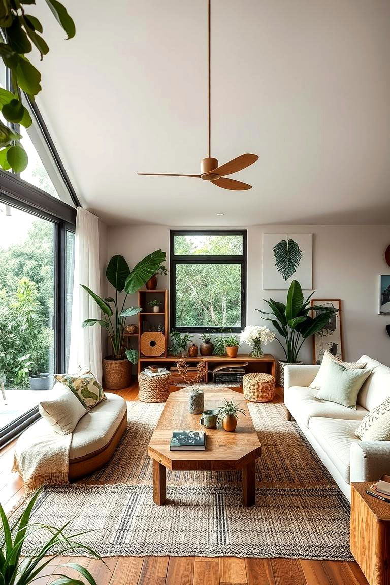 Sustainable Home Decor - 24 Rustic Living Room Ideas