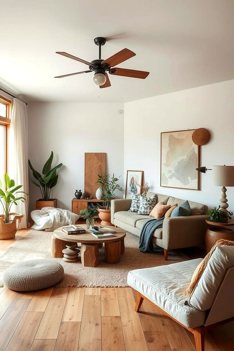 Sustainable Material Choices - 24 Scandinavian Living Room Ideas