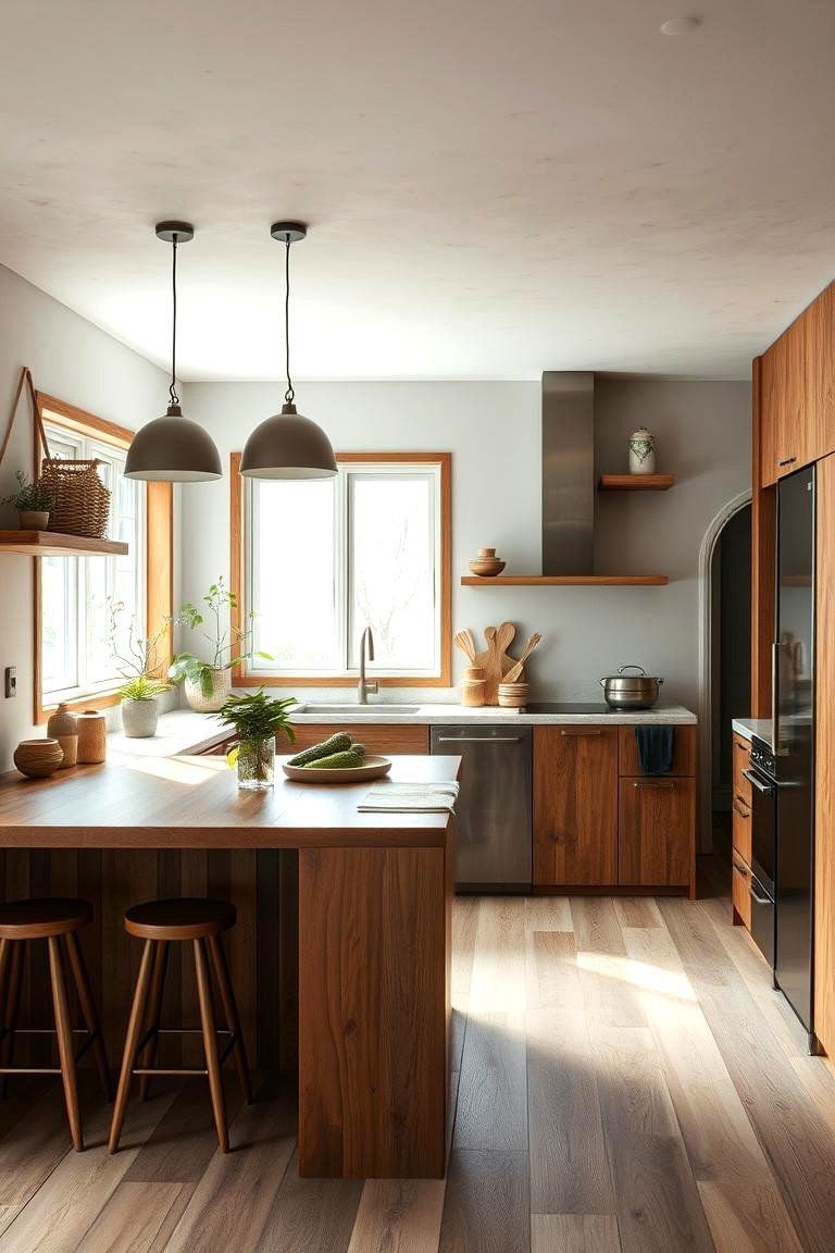 Sustainable Materials - 24 Townhouse Kitchen Ideas