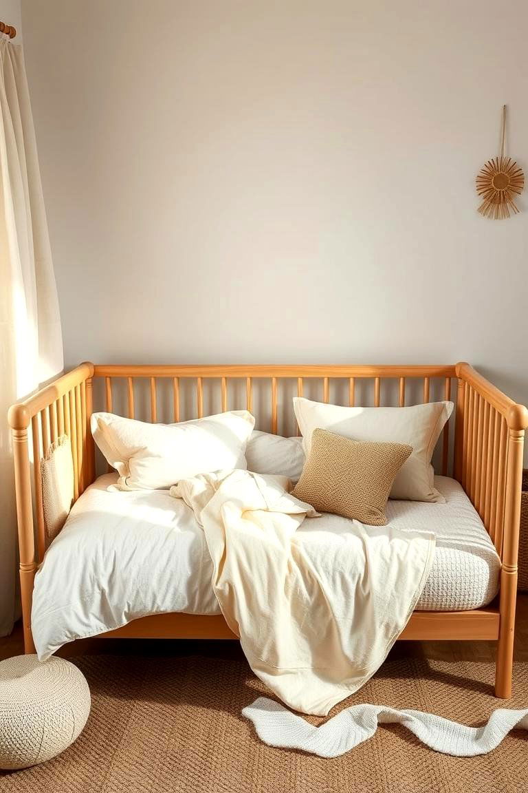 Sustainable Organic Bedding - 24 Boho Nursery Ideas
