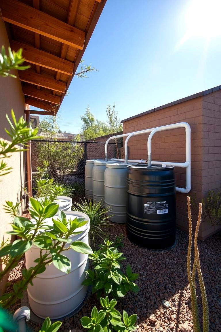 Sustainable Rainwater Harvesting System - 24 Arizona Backyard Ideas