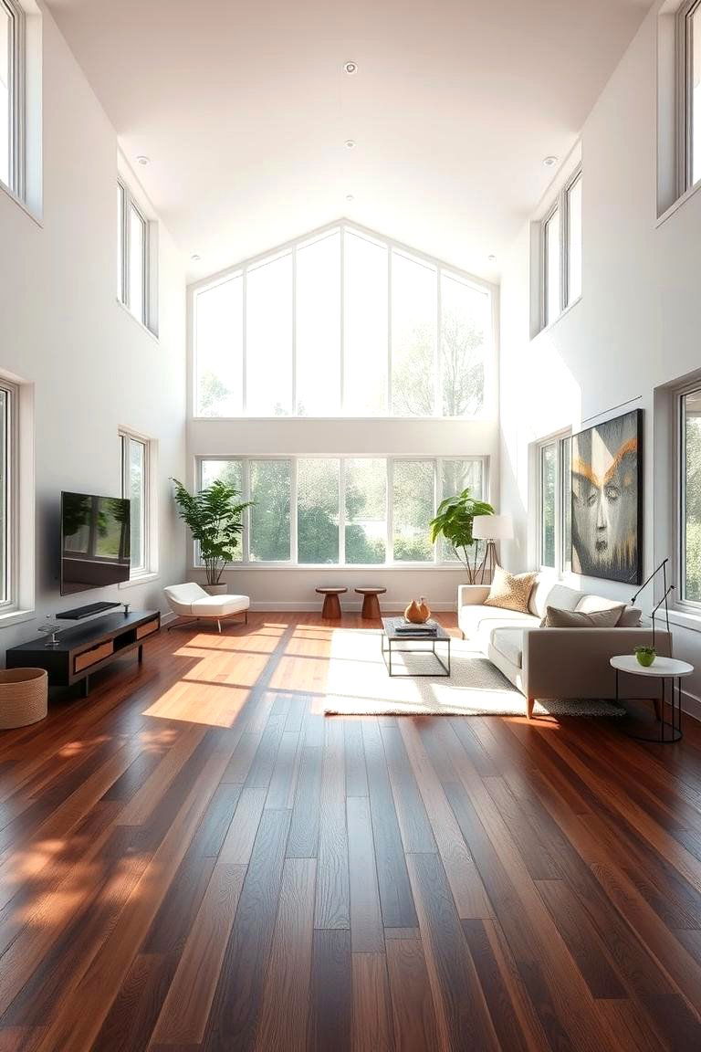Sustainable Sophistication - 24 Dark Walnut Floors for Rooms