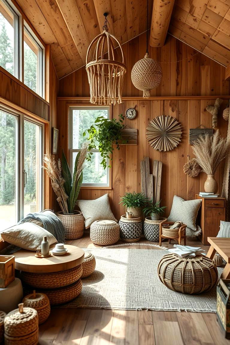 Sustainable and Eco Friendly Decor - 24 Cabin Decor Ideas