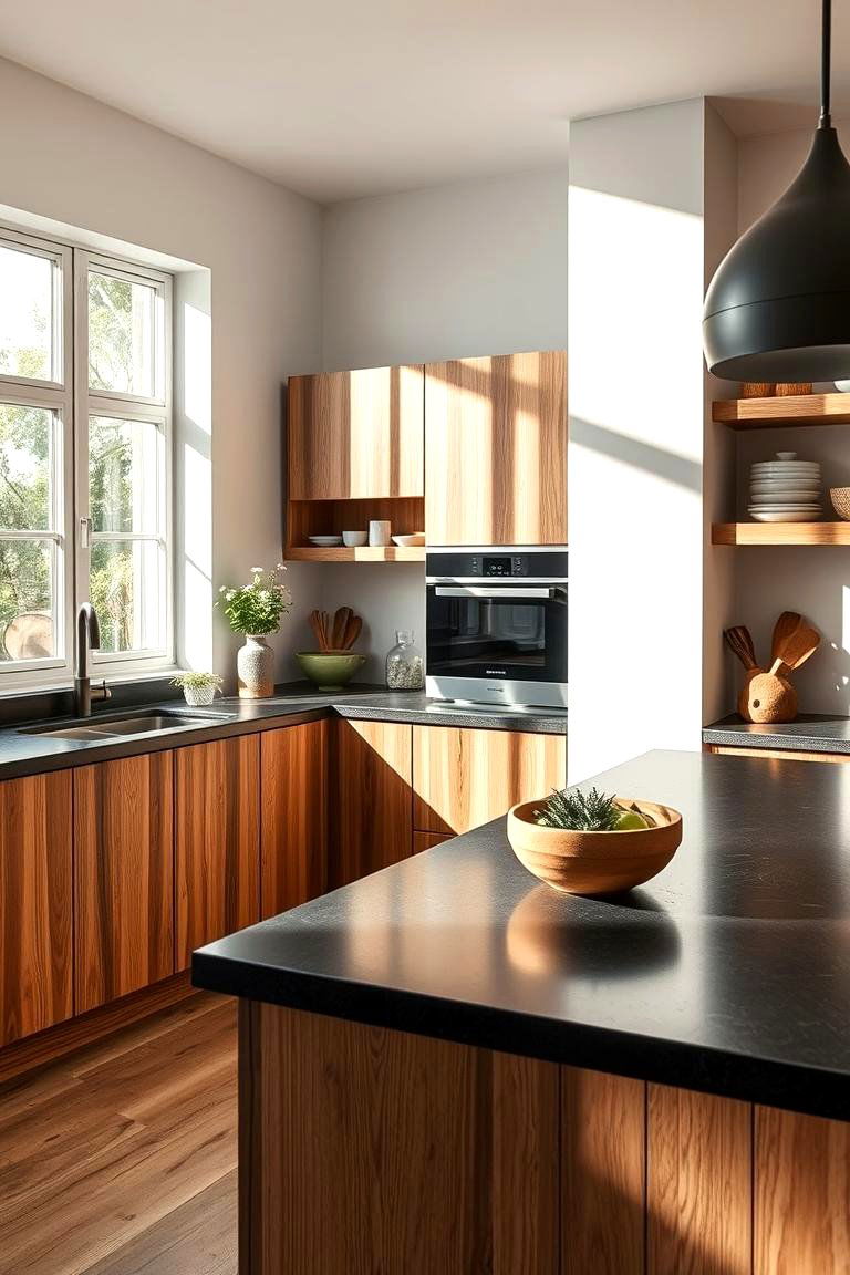 Sustainable and Eco Friendly - 24 Black Kitchen Countertops