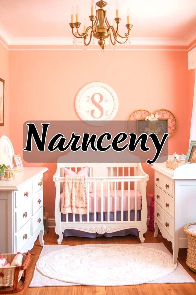 Sweet and Delicate Peach - 24 Nursery Color Ideas
