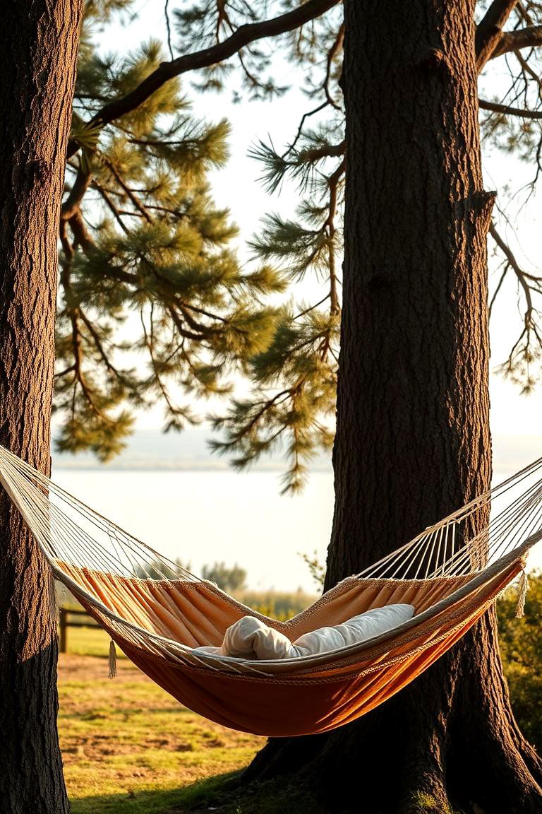 Swinging Hammock - 24 Backyard Decor Ideas