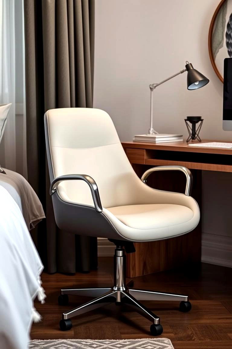 Swivel Chair for Flexibility - 24 Bedroom Chair Ideas