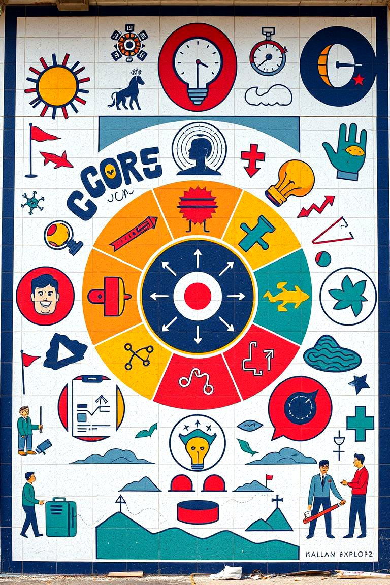 Symbolic Imagery and Icons - 24 School Mural Ideas