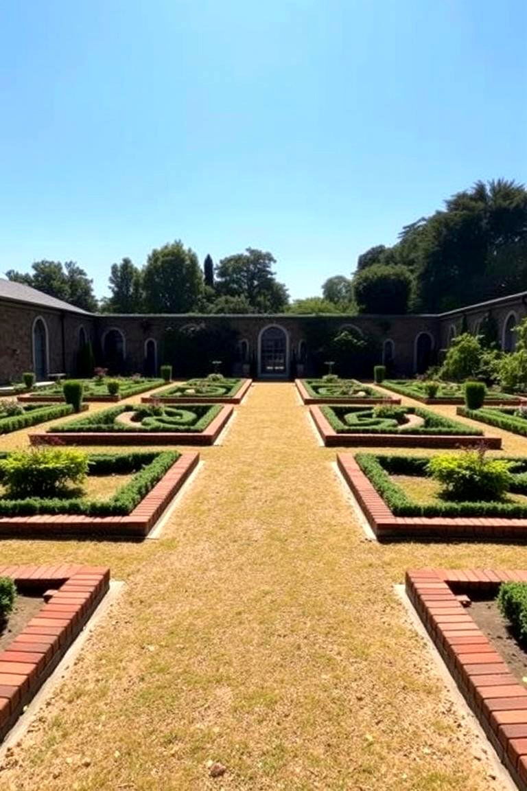 Symmetrical Brick Borders - 24 Brick Edging Ideas