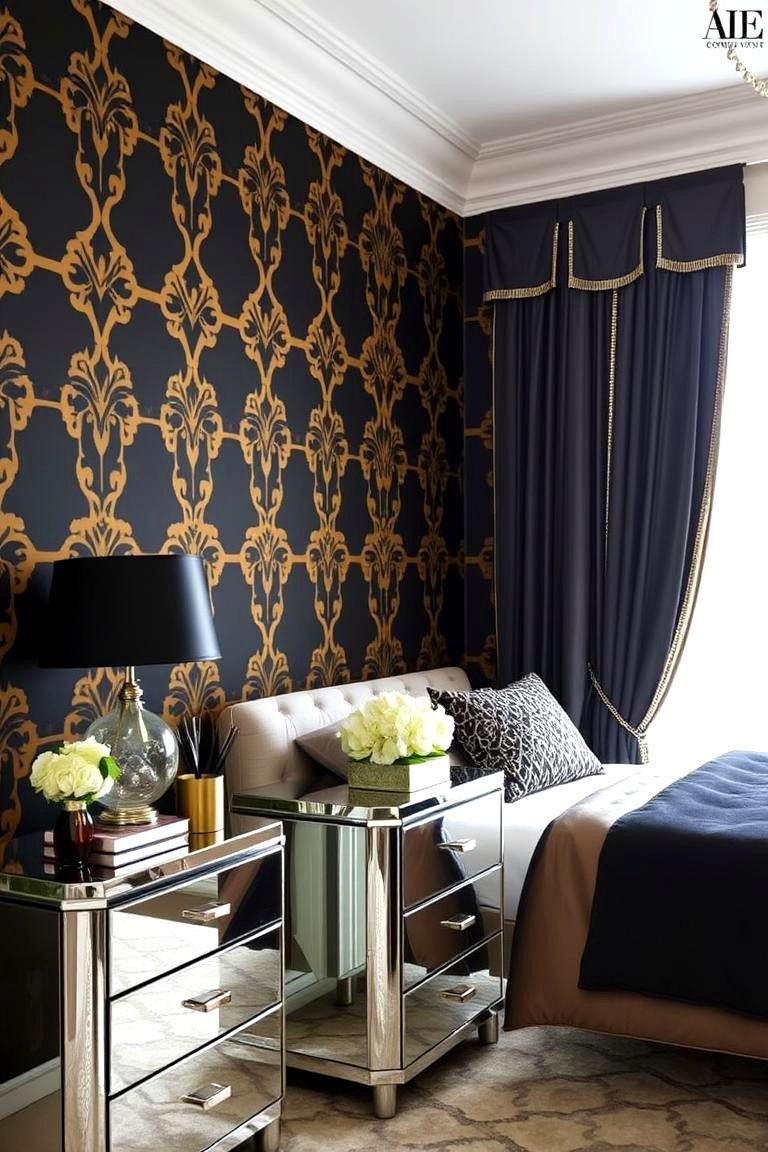Symmetrical Layout and Design - 24 Art Deco Bedroom Ideas