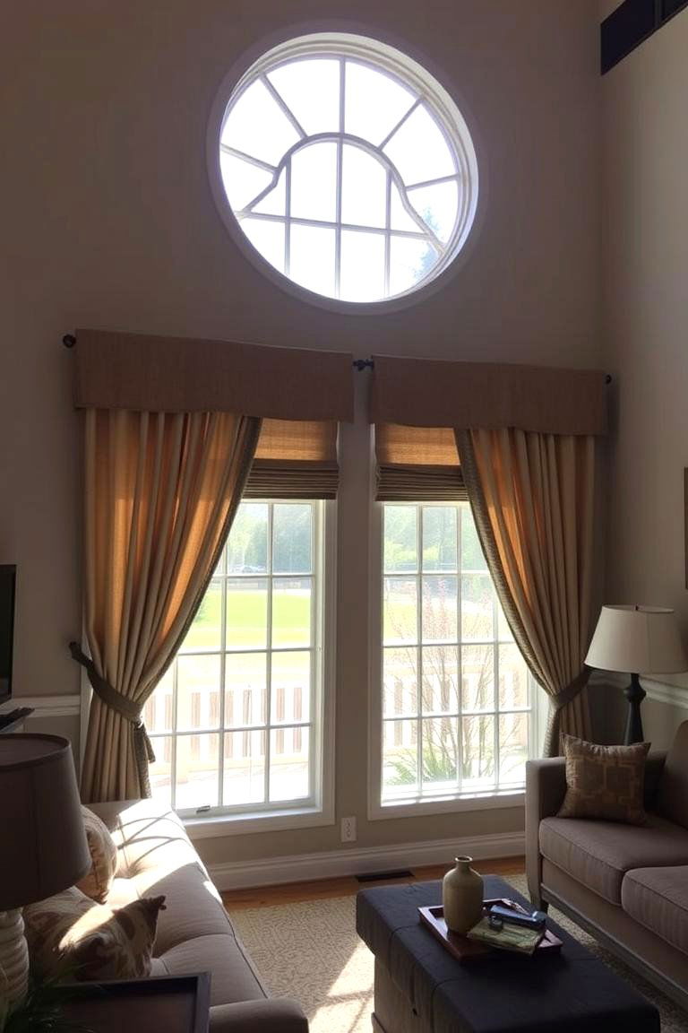 Symmetrical Window Treatments - 24 Symmetrical Living Room Ideas