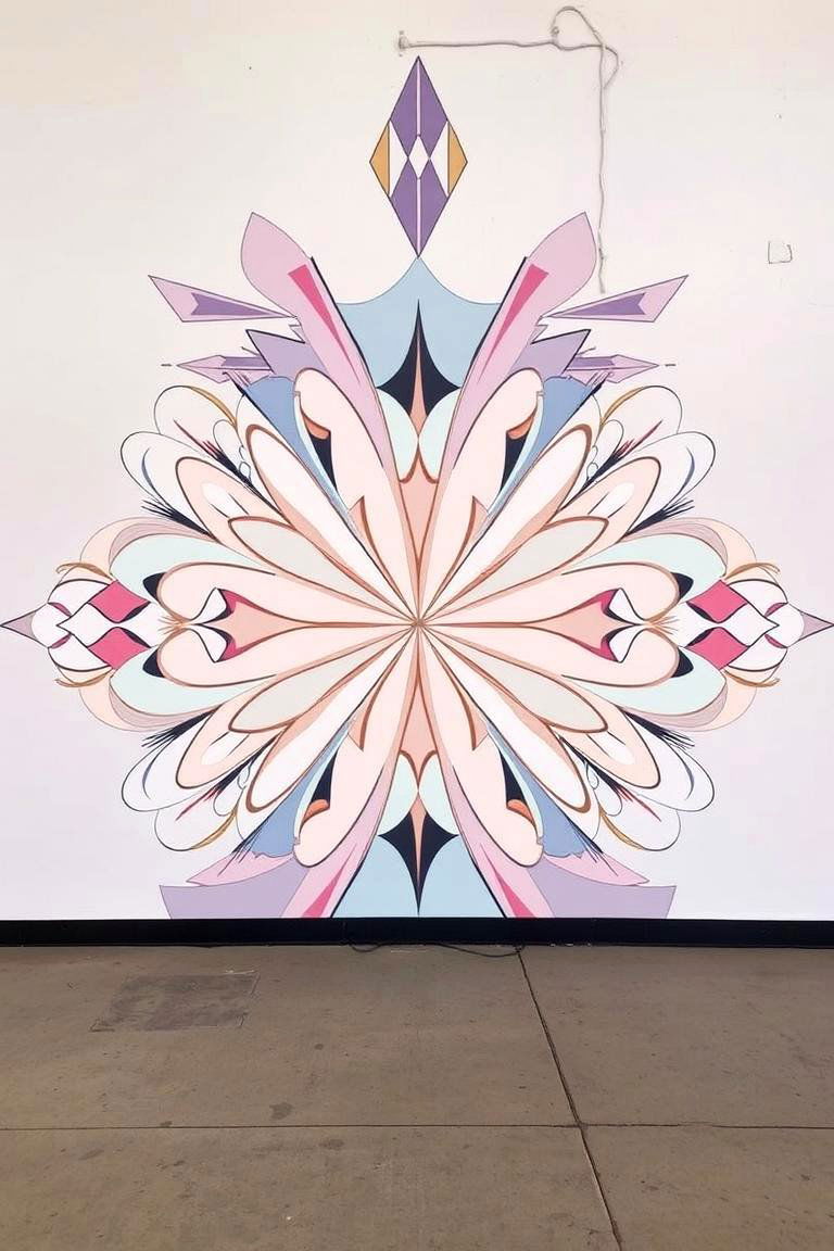 Symmetry in Structure - 24 Math Mural Ideas