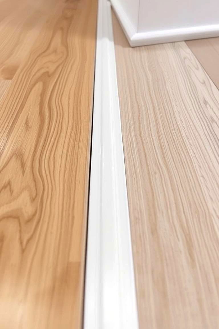 T Molding for a Clean Subtle Transition - 24 Floor Transition Ideas