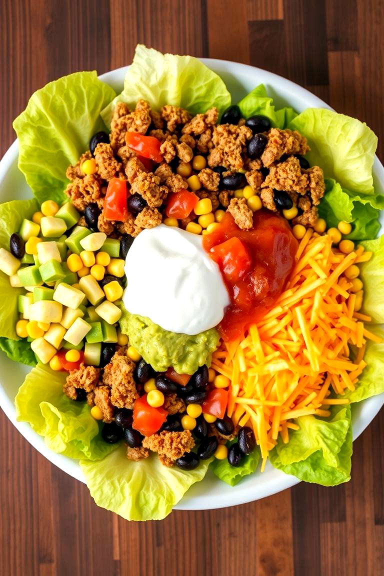 Taco Salad Extravaganza - 24 Wedding Buffet Ideas
