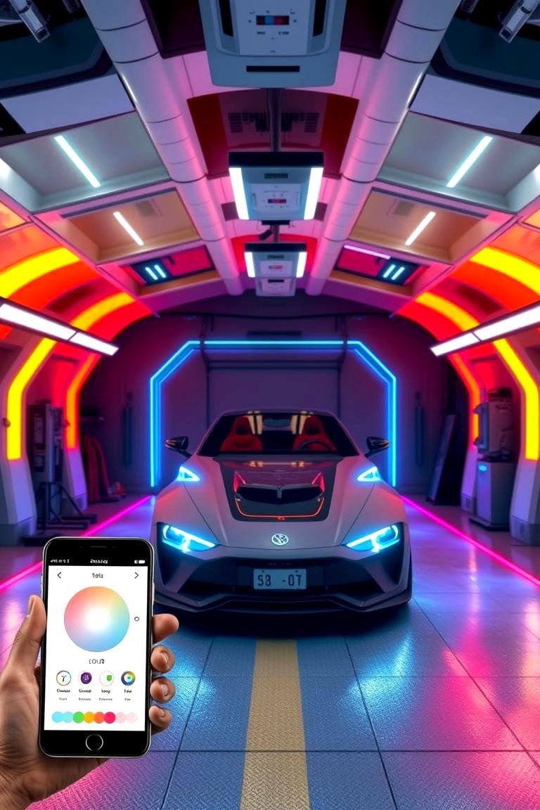 Take Advantage of Smart Lighting Systems - 24 Garage Lighting Ideas