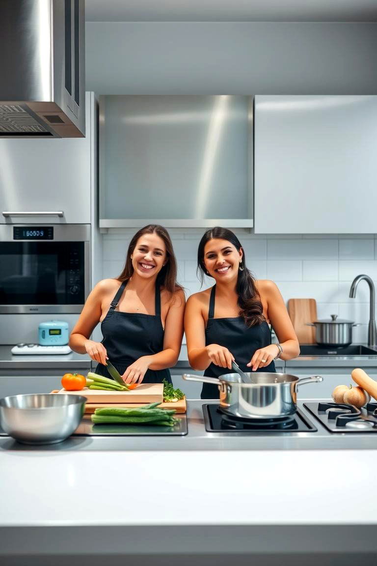 Take a Cooking Class Together - 24 Wedding Anniversary Ideas