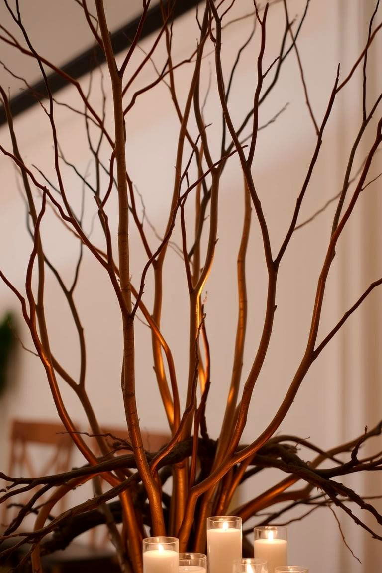 Tall Branch and Candle Arrangements - 24 Tall Wedding Centerpiece Ideas