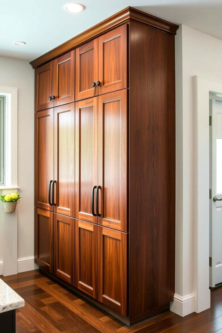 Tall Pantry Cabinets - 24 Kitchens Without Upper Cabinets