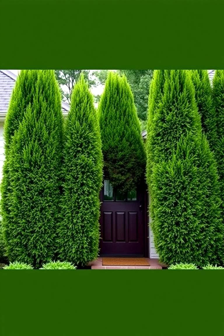 Tall Privacy Plants - 24 Front Door Privacy Ideas