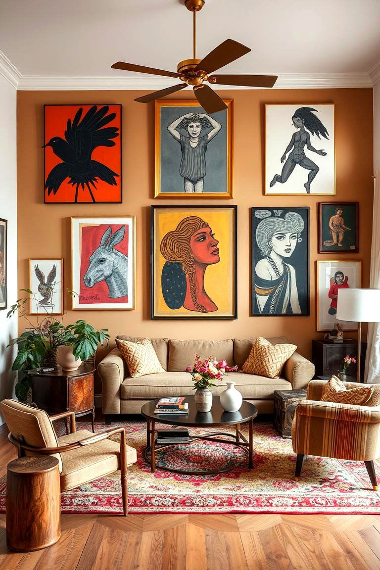 Tan Artistic Expression - 24 Tan Living Room Ideas