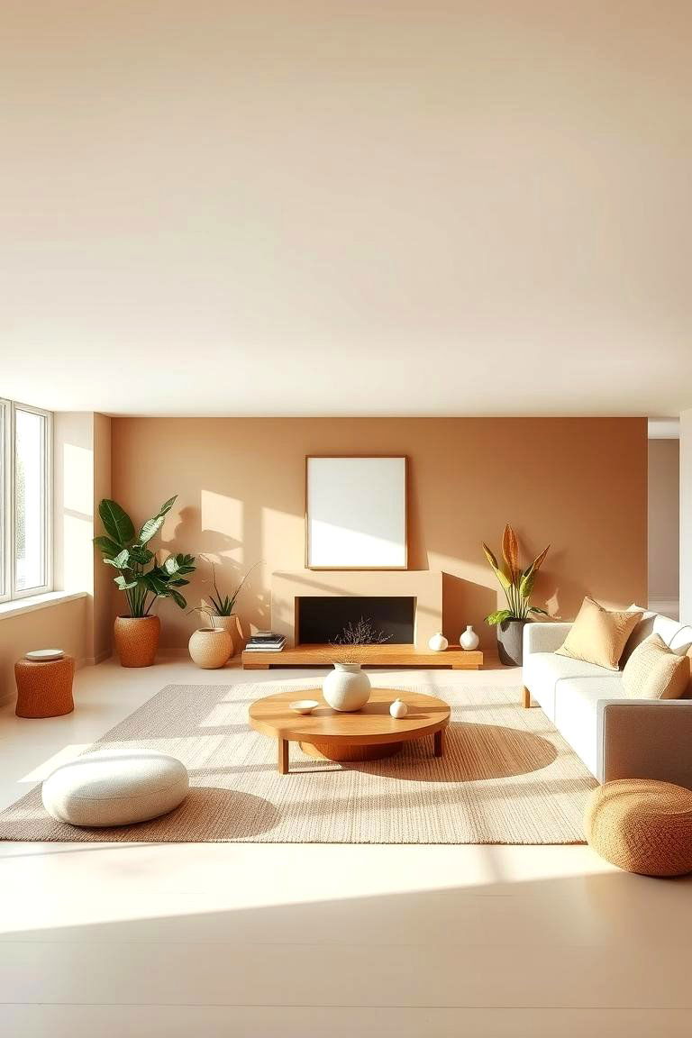 Tan Zen Retreat - 24 Tan Living Room Ideas
