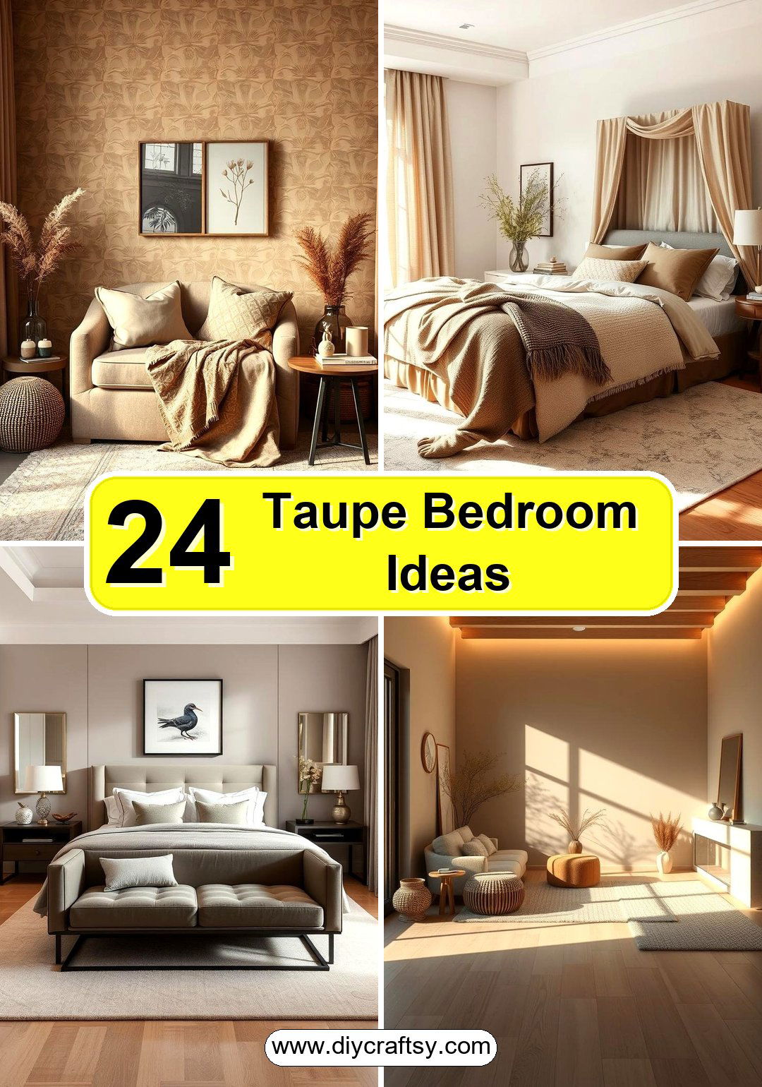 Taupe Bedroom Ideas