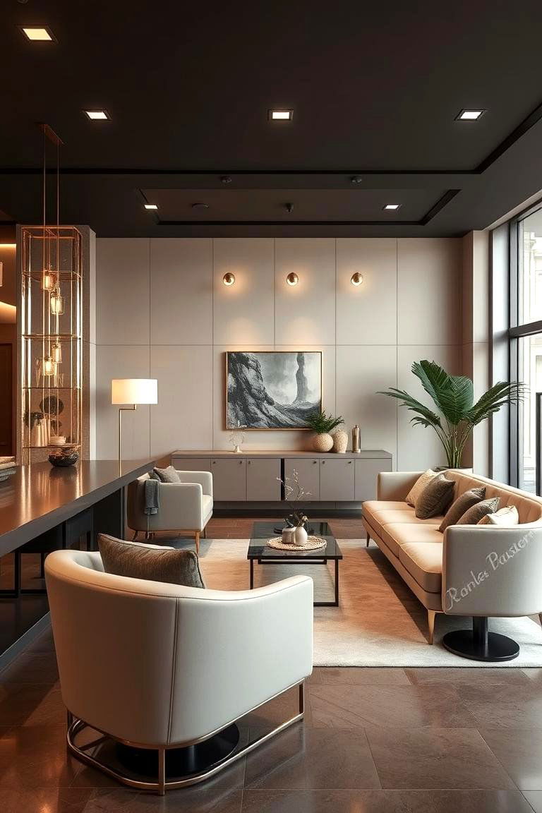 Taupe and Metallic Elements - 24 Taupe Bedroom Ideas