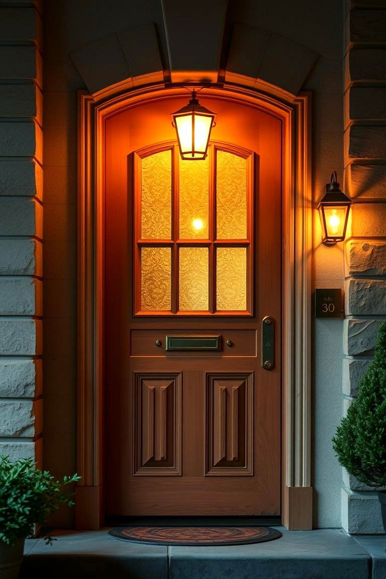Tawny Brown Inviting Glow - 24 Brown House Front Door Colors