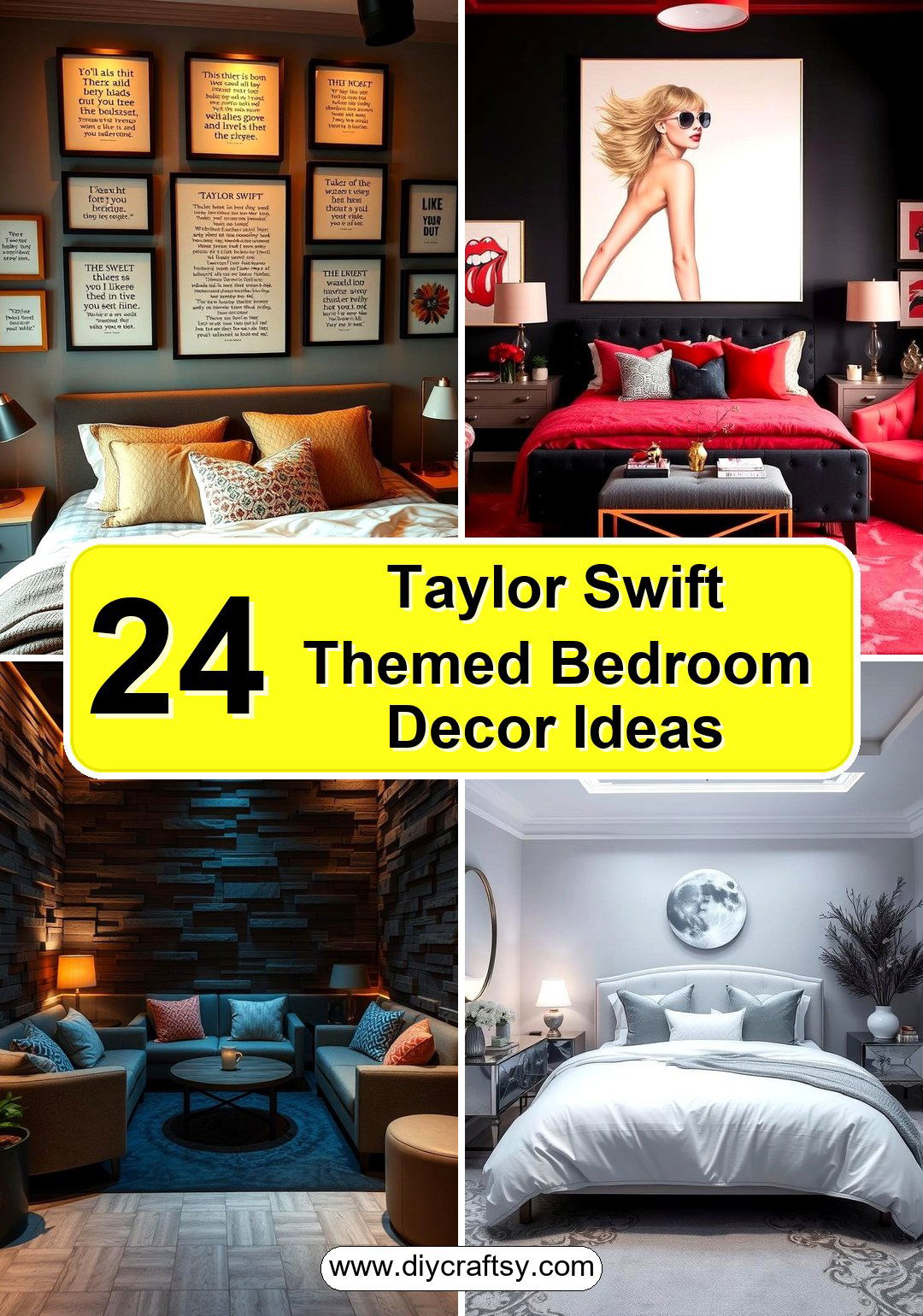 Taylor Swift Themed Bedroom Decor Ideas