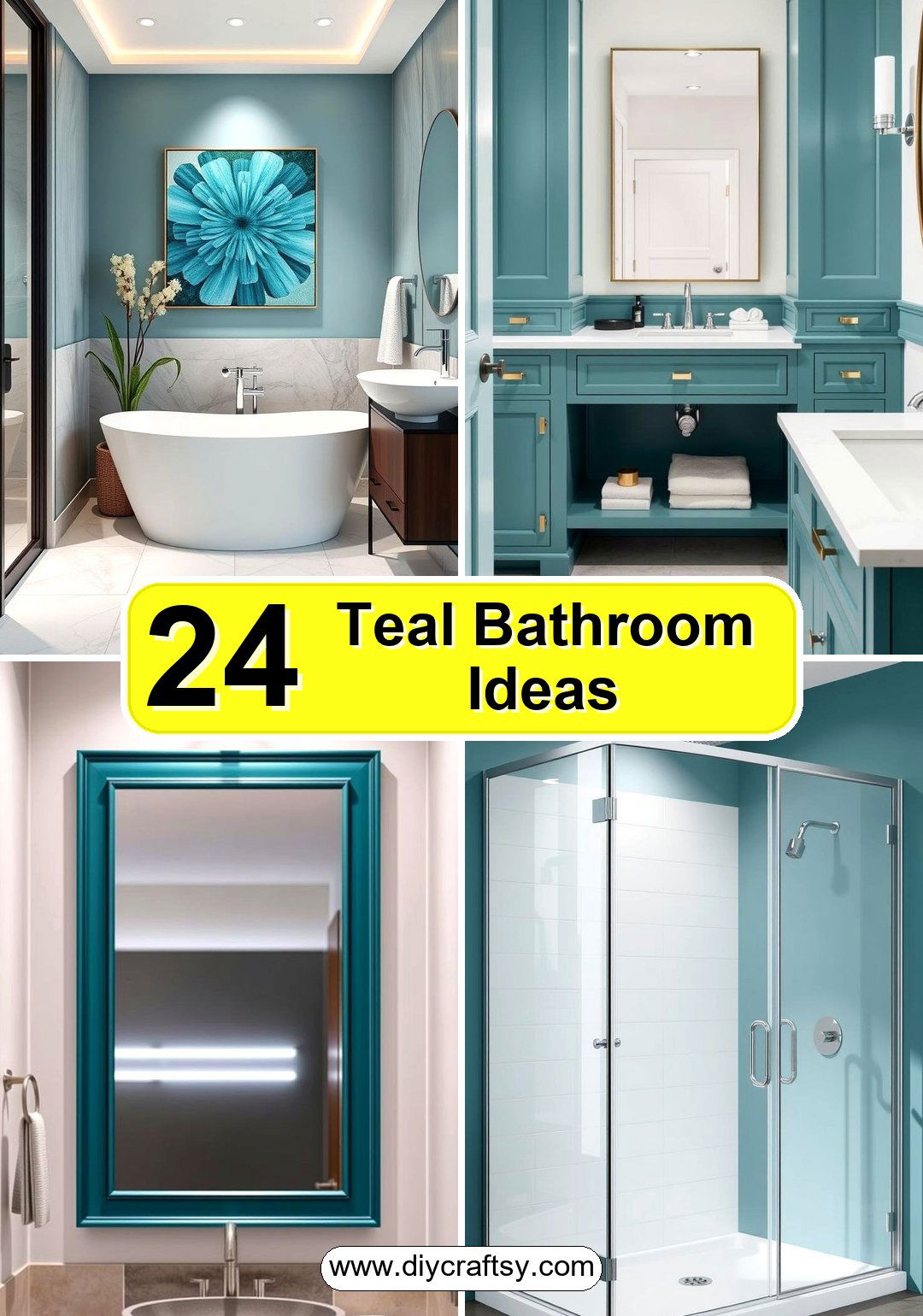 Teal Bathroom Ideas
