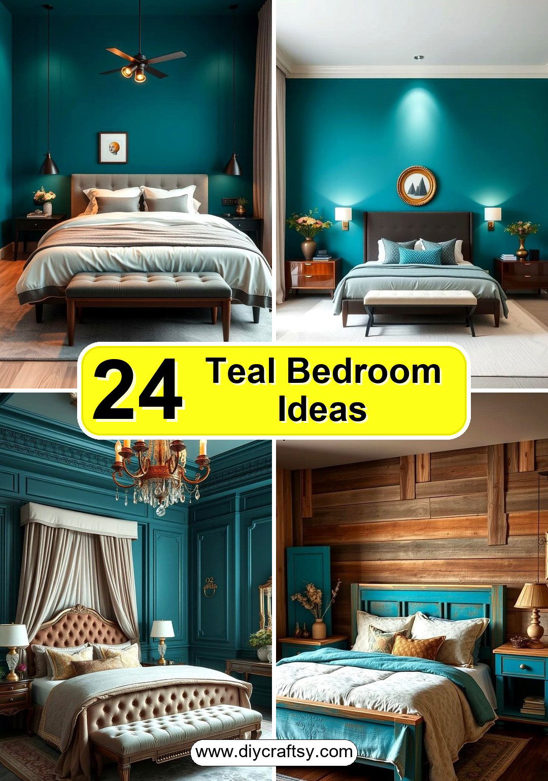 Teal Bedroom Ideas