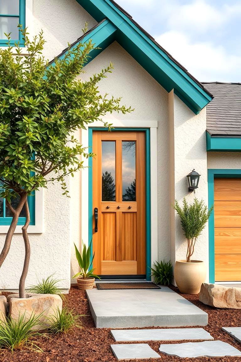 Teal Eco Friendly Exteriors - 24 Teal House Exterior Ideas
