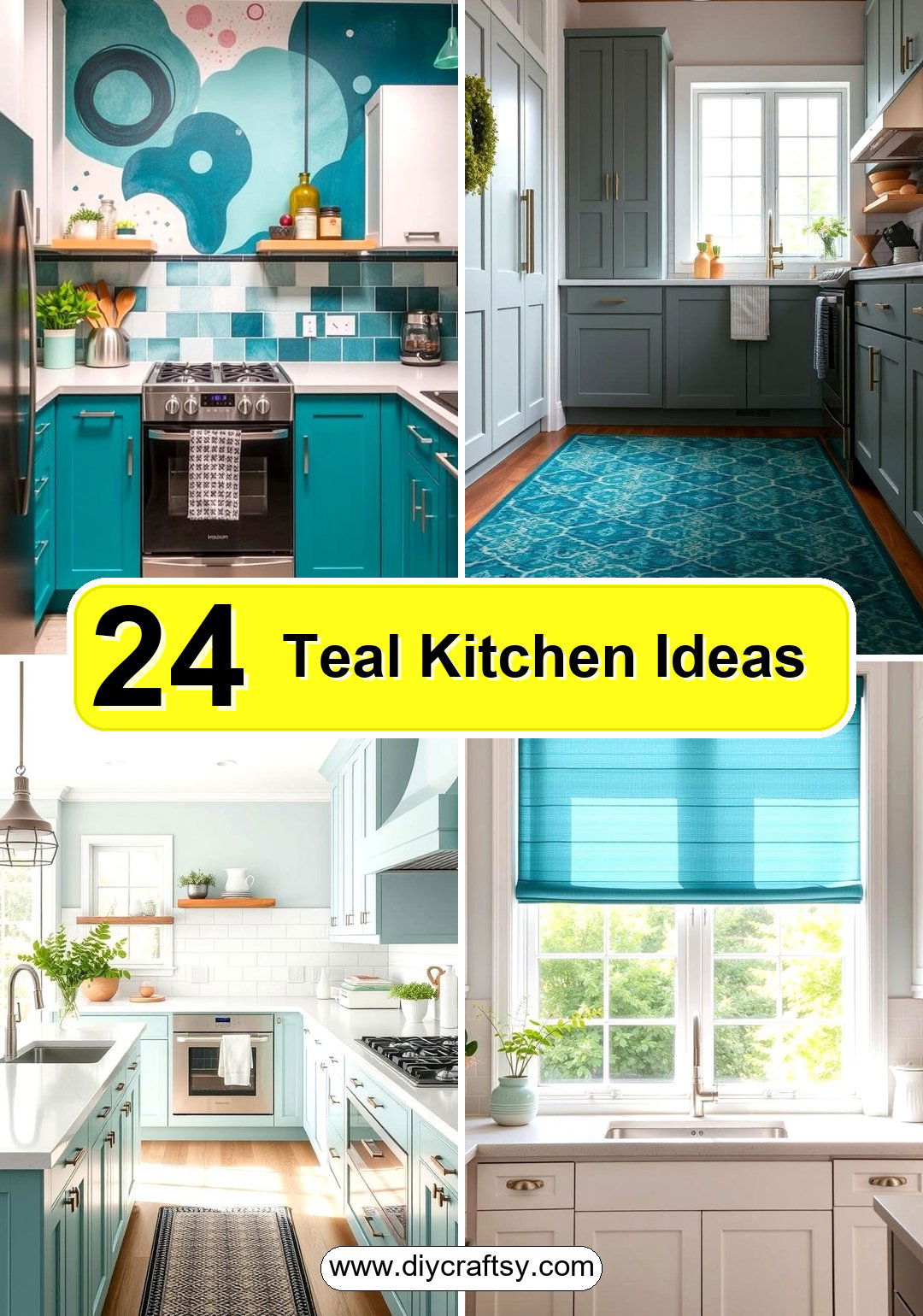 Teal Kitchen Ideas