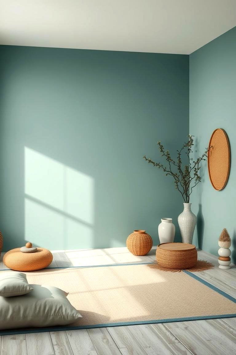 Teal Zen Sanctuary - 24 Teal Bedroom Ideas
