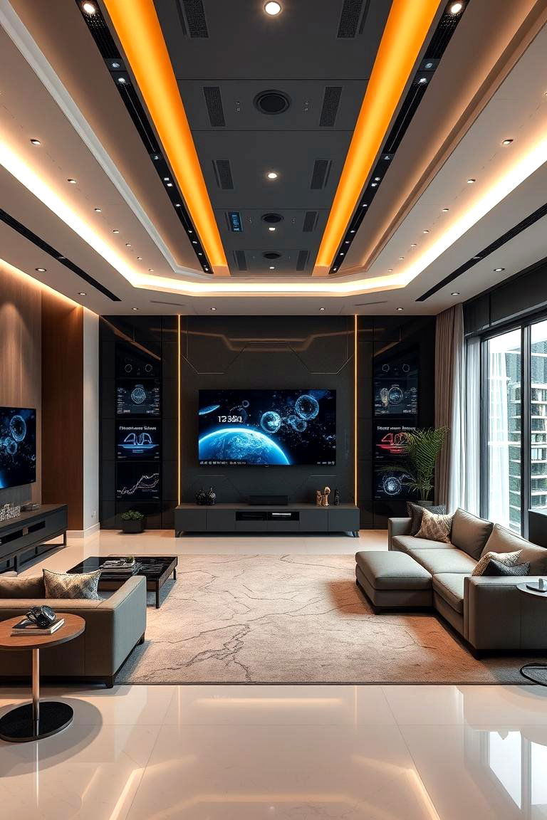 Tech Enhanced Living Experience - 24 Great Room Ideas