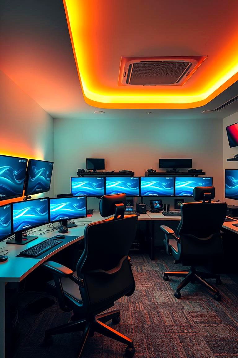 Tech Hub - 24 Man Cave Ideas