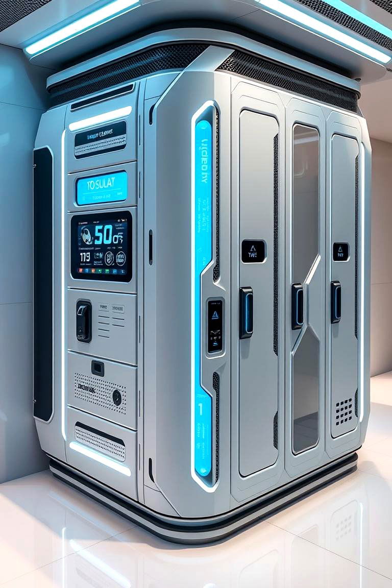 Tech Integrated Features - 24 Locker Decor Ideas