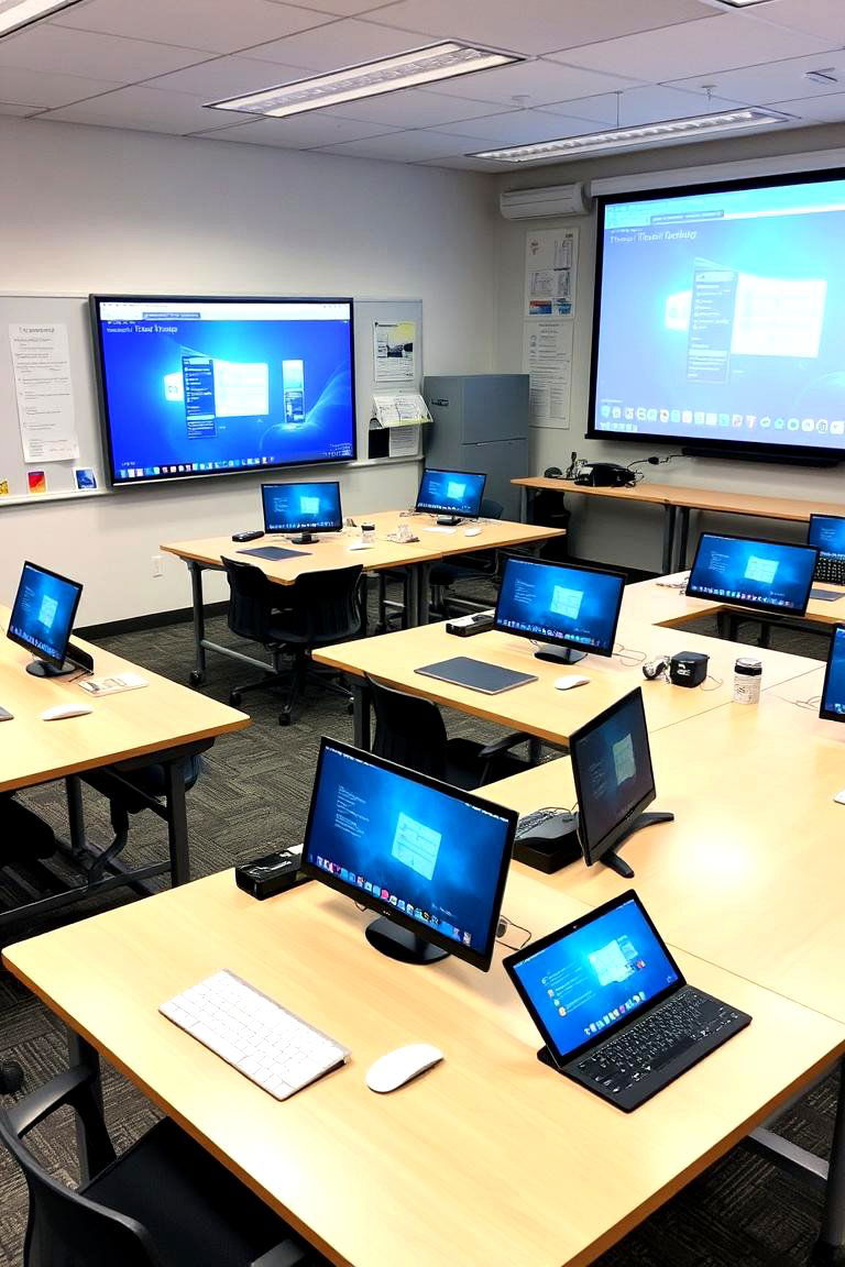Tech Integrated Learning Space - 24 Girl Room Ideas for 10-year-olds