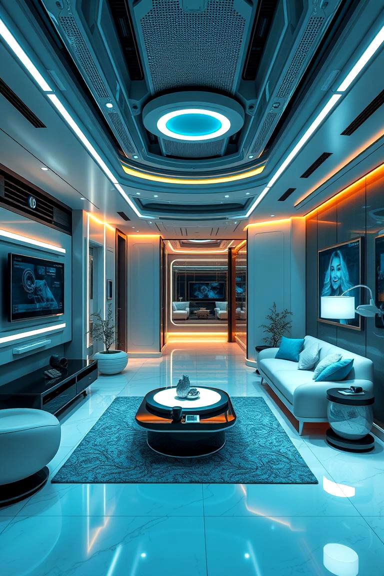 Tech Integrated Living - 24 Condo Interior Design Ideas