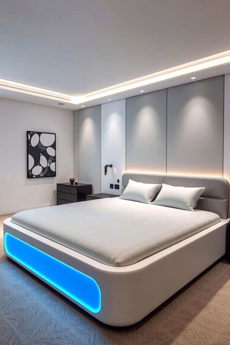 Tech Integrated Smart Bed - 24 Unique Bed Design Ideas