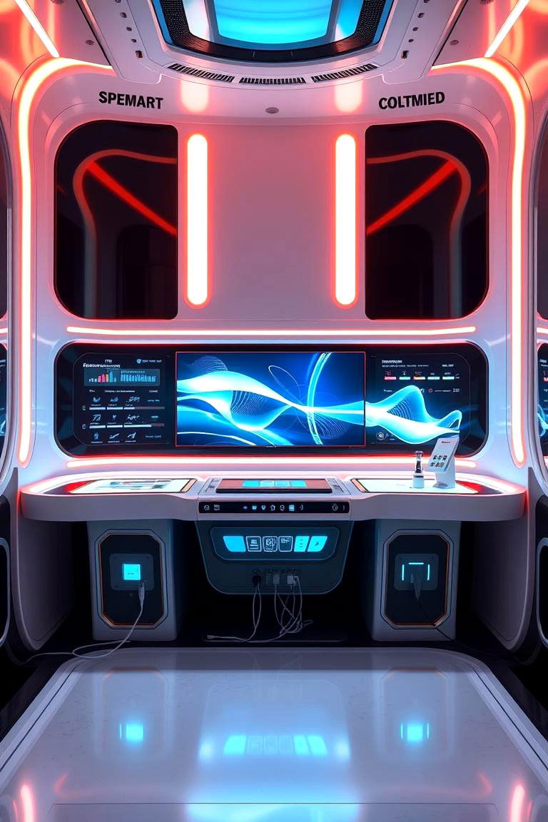 Tech Integrated Smart Console - 24 Tv Console Decor Ideas