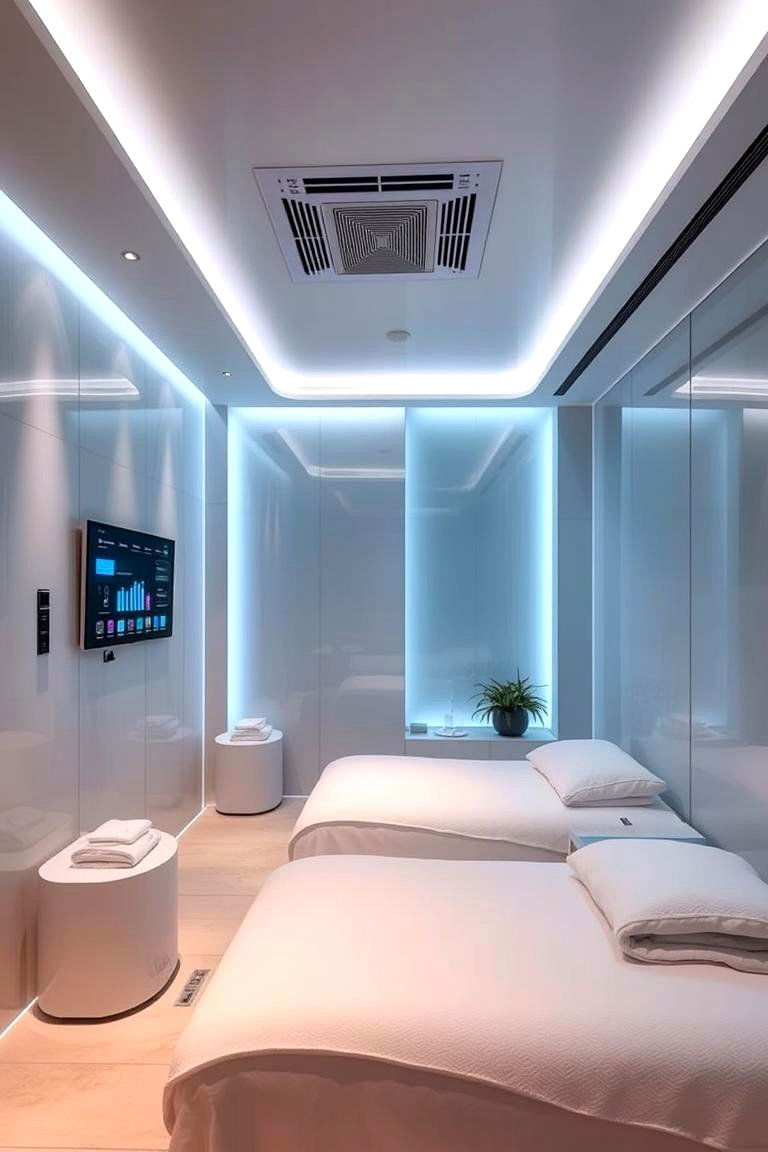 Tech Savvy Smart Spa Experience - 24 Spa Room Ideas
