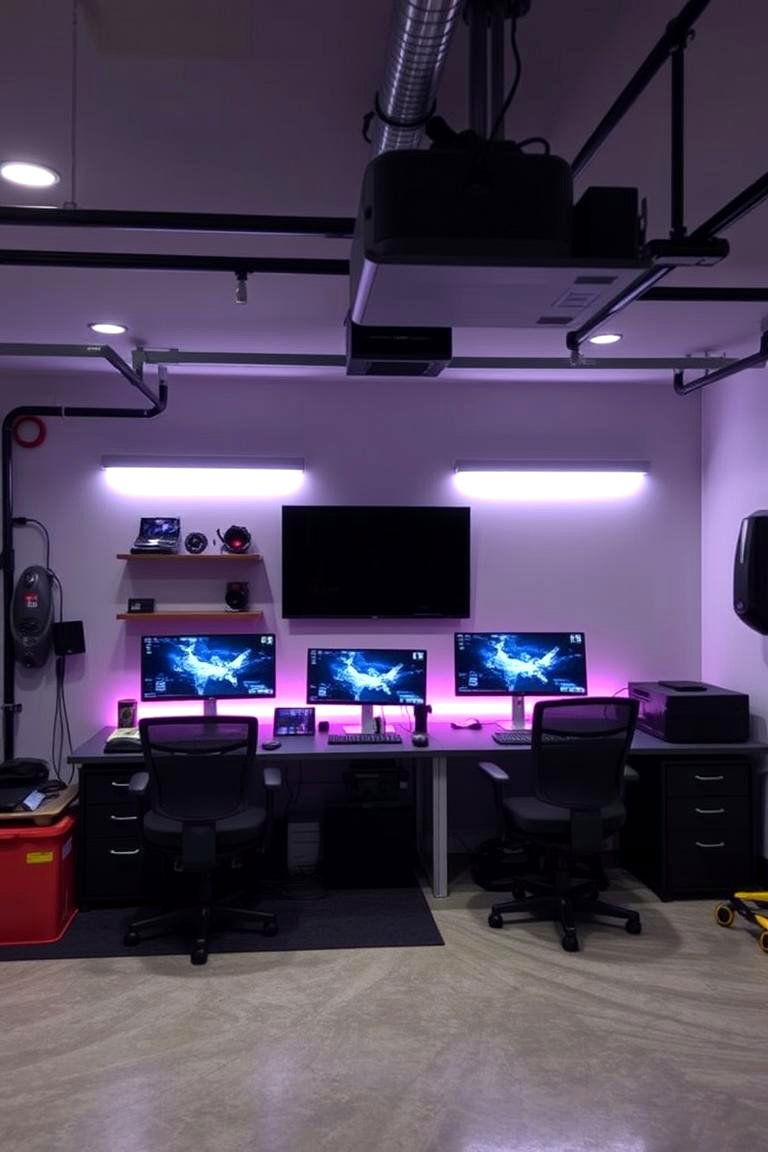 TechVirtual Reality Room - 24 Garage Conversion Ideas