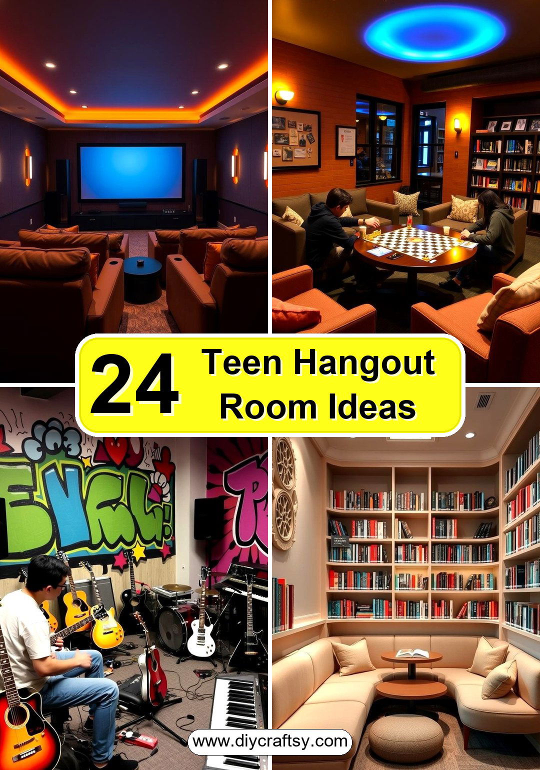 Teen Hangout Room Ideas