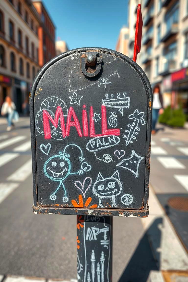 Temporary Art - 24 Mailbox Decor Ideas