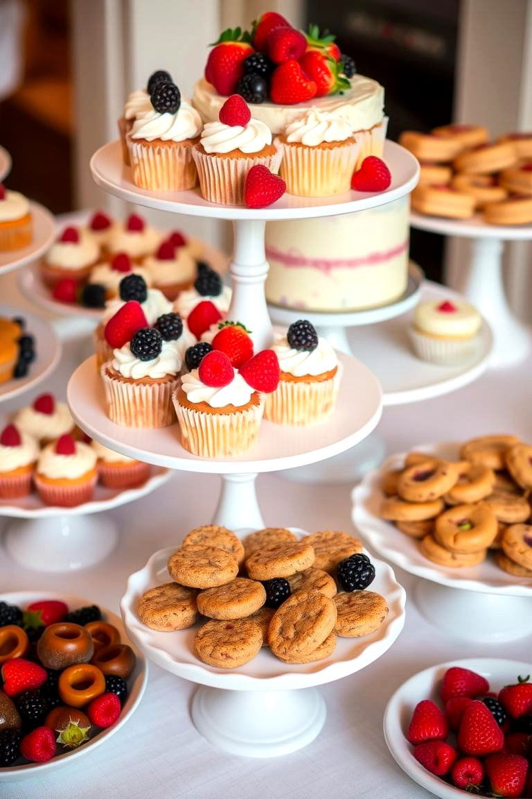 Tempting Dessert Table Display - 24 Party Decoration Ideas