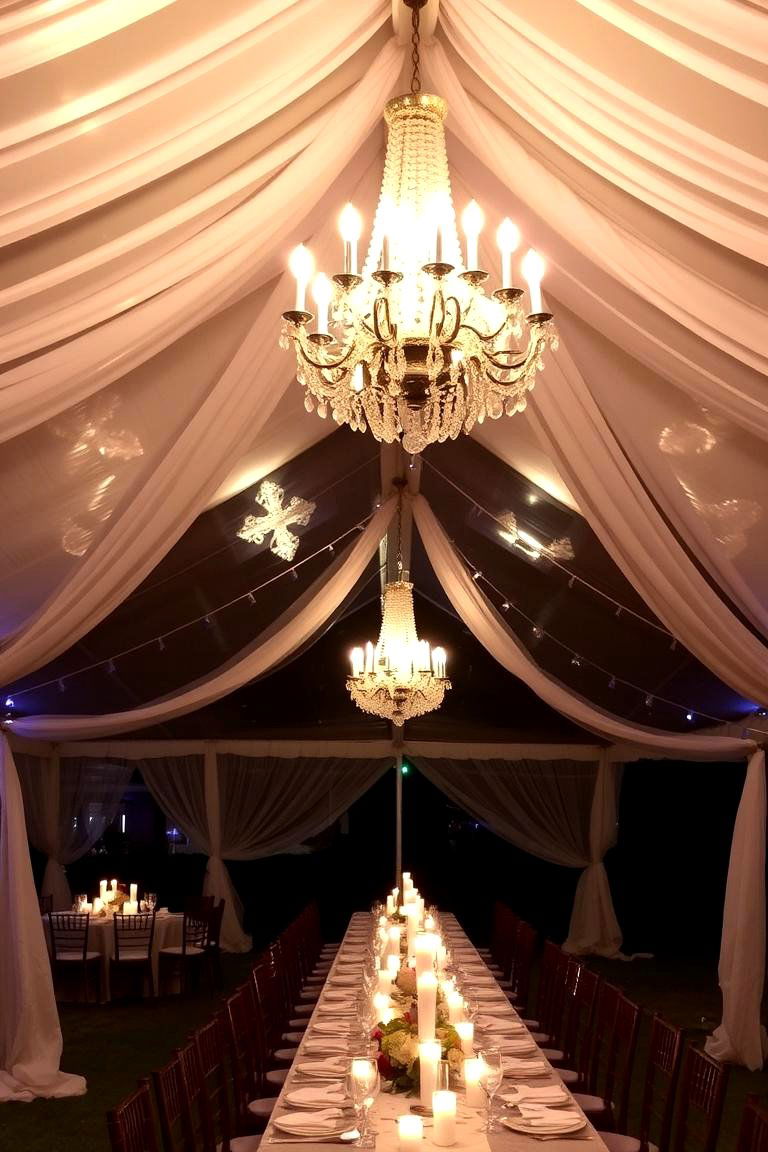 Tent Wedding Reception - 24 Backyard Wedding Ideas