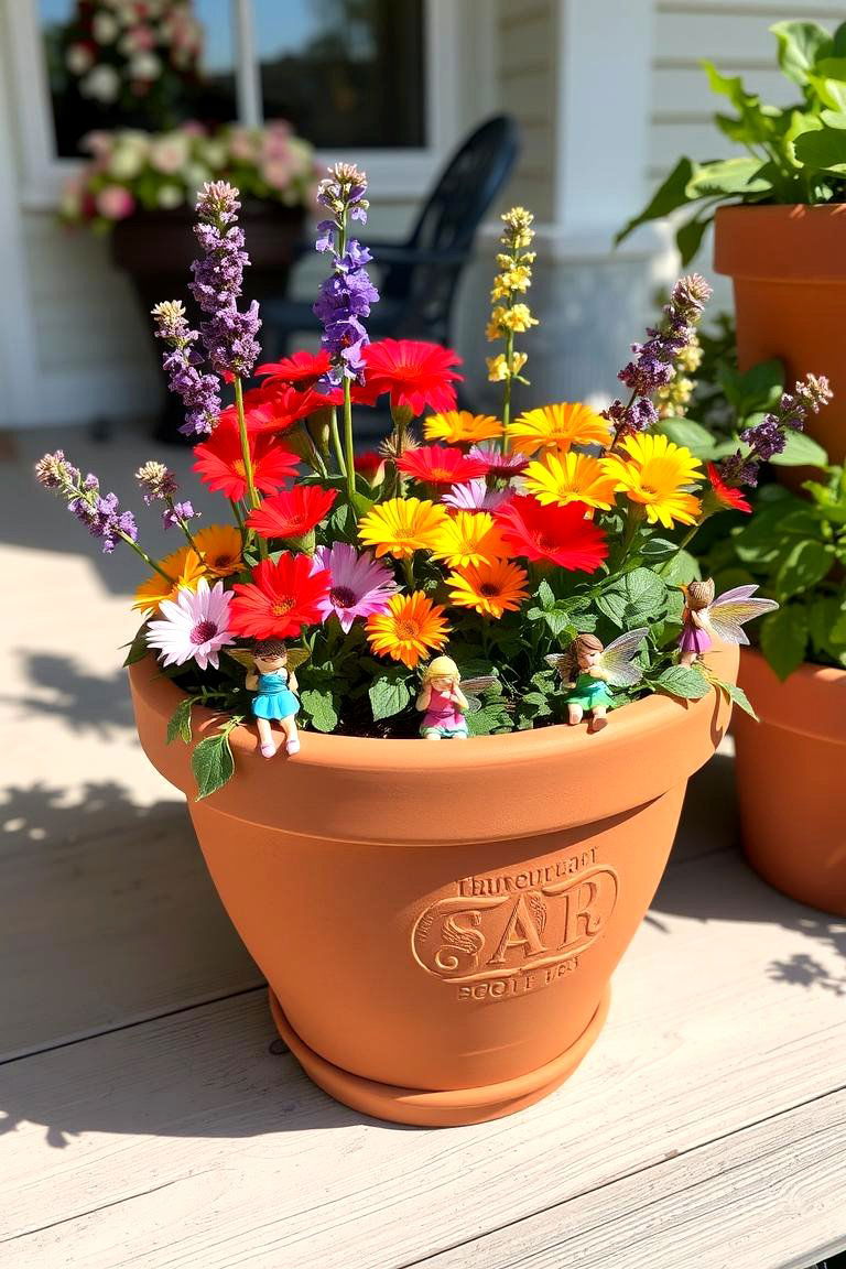 Terra Cotta Pot Fairy Garden - 24 Fairycore Bedroom Ideas