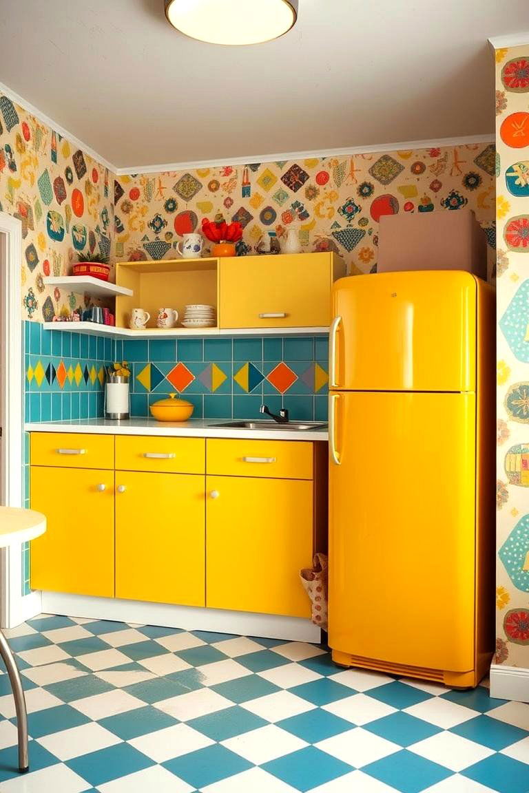 Terra Cotta Tile Floors - 24 70s Kitchen Ideas